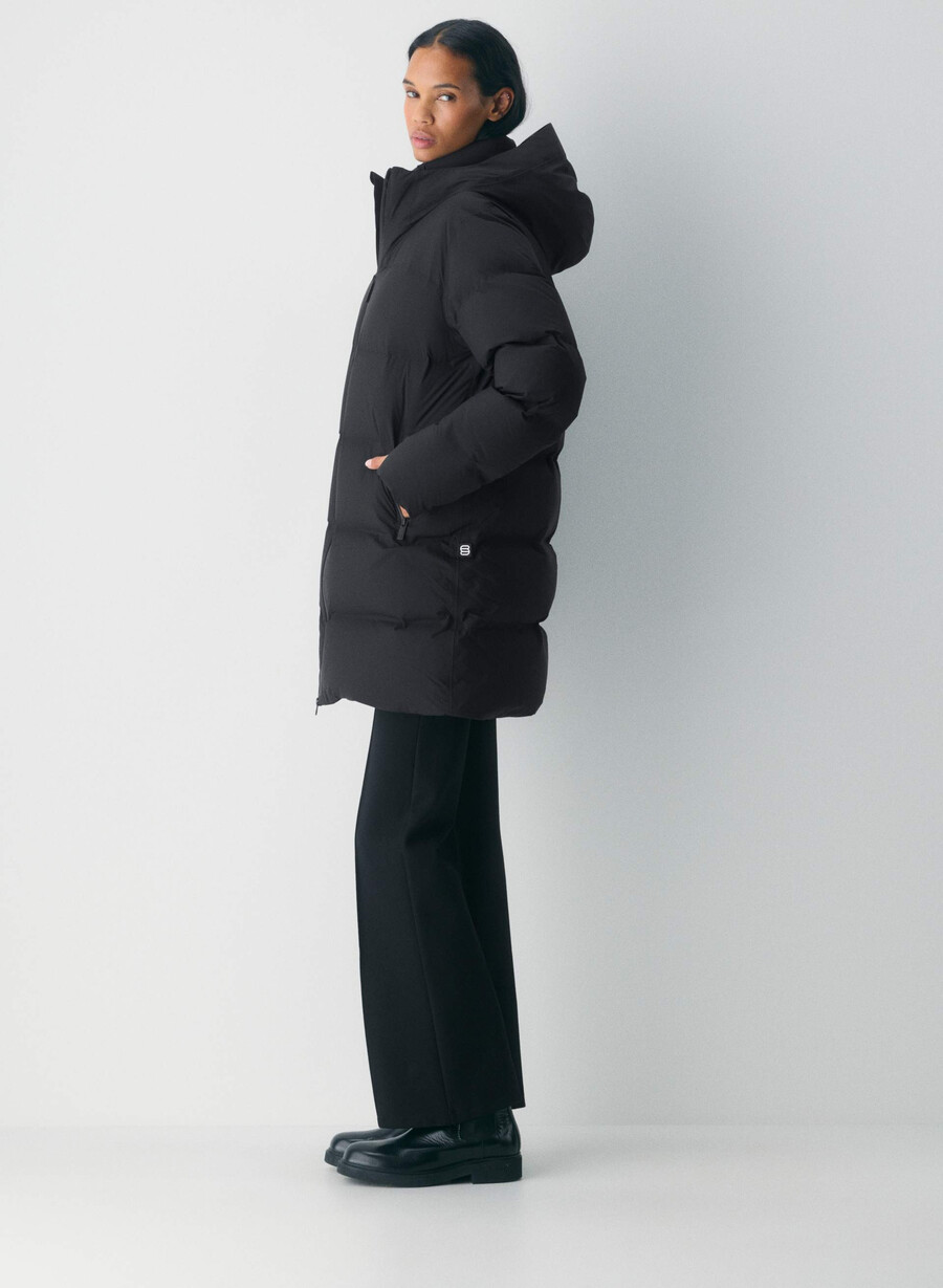 the super puff₂o mid - rainstop black