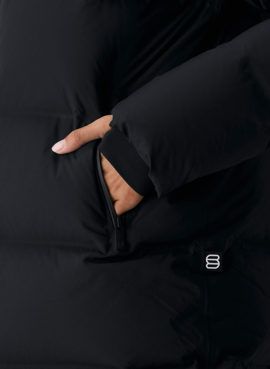 the super puff₂o mid - rainstop black