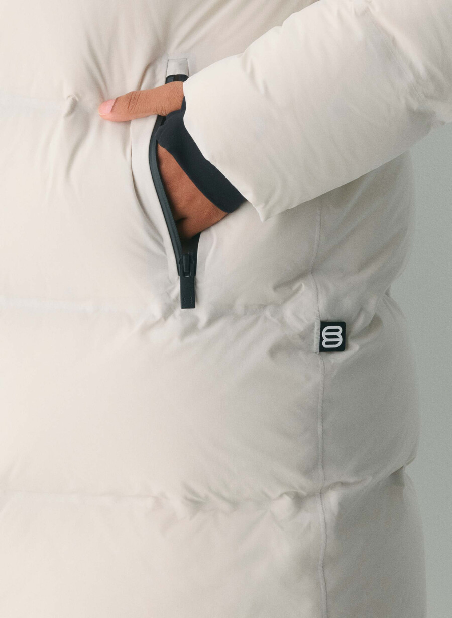 the super puff₂o mid - rainstop matte pearl