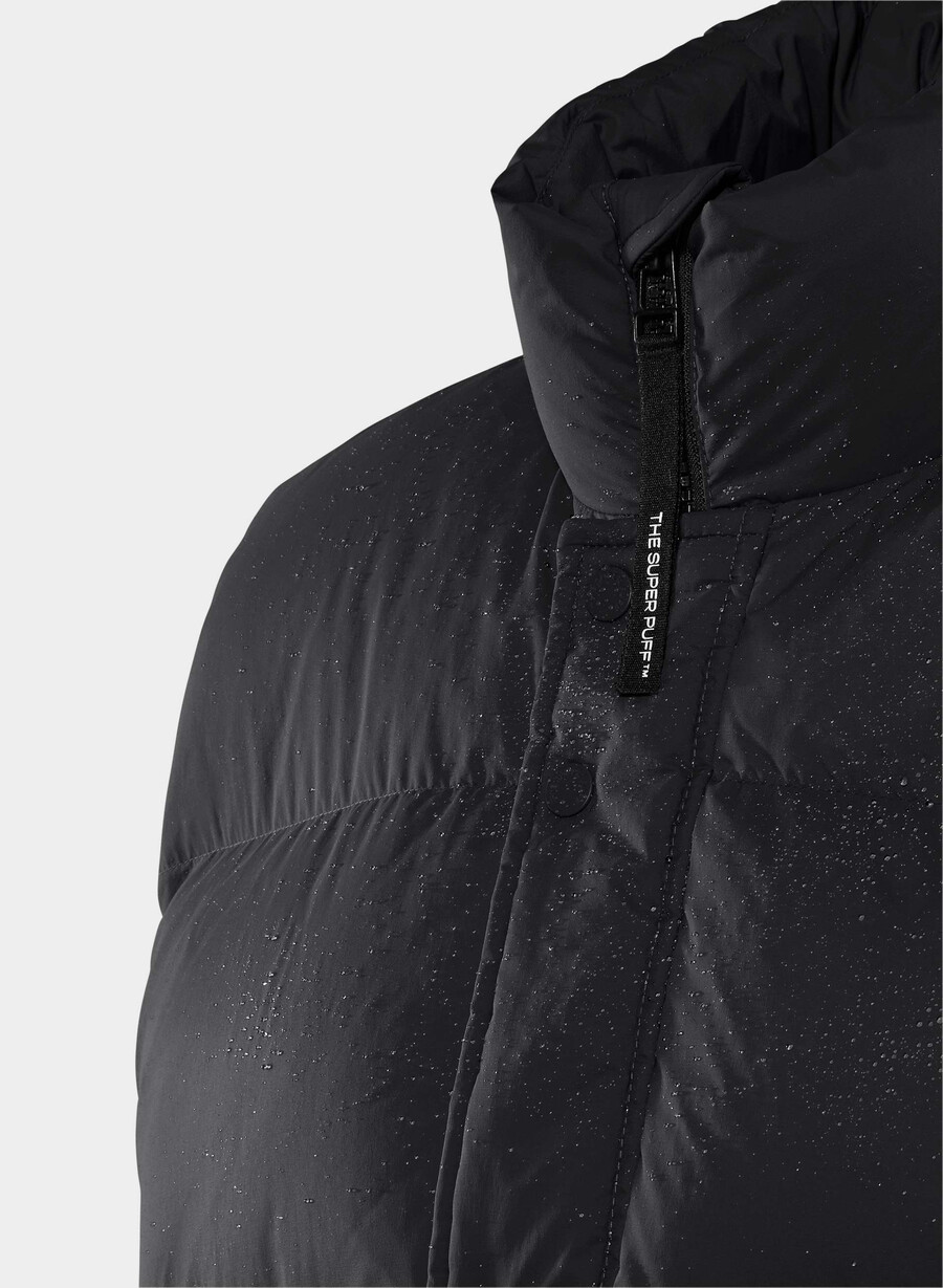the super puff vest mens - climatte black