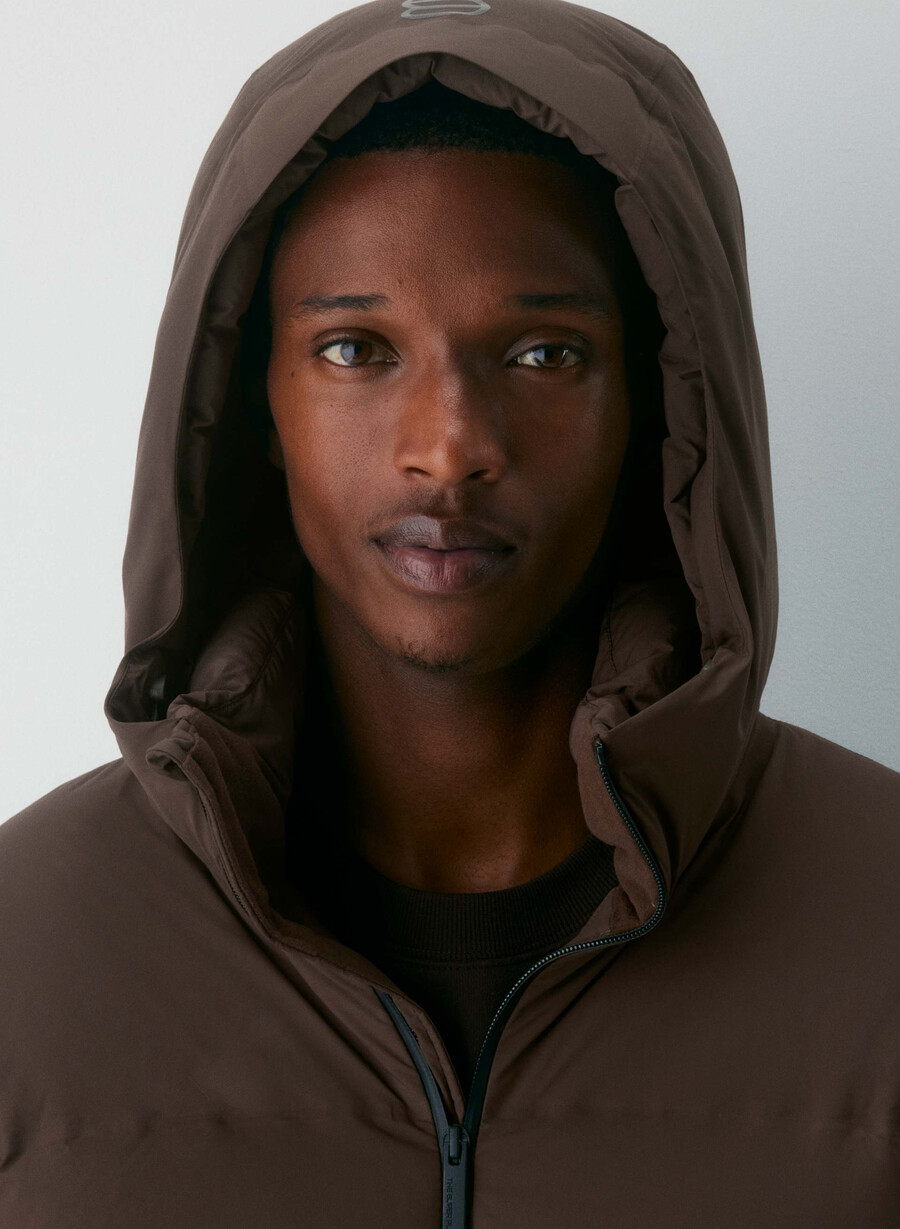 the super puff₂o mens - rainstop rich mocha brown