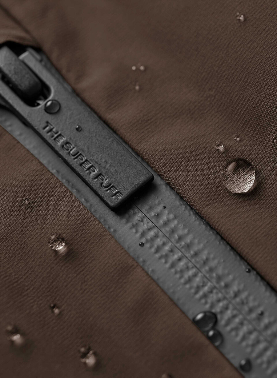 the super puff₂o mens - rainstop rich mocha brown