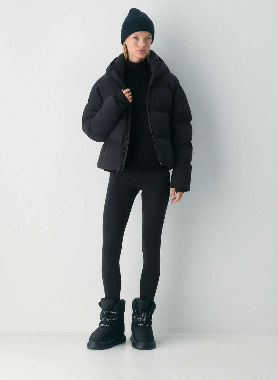 the super puff₂o shorty - rainstop black