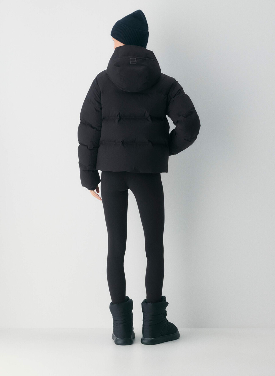 the super puff₂o shorty - rainstop black