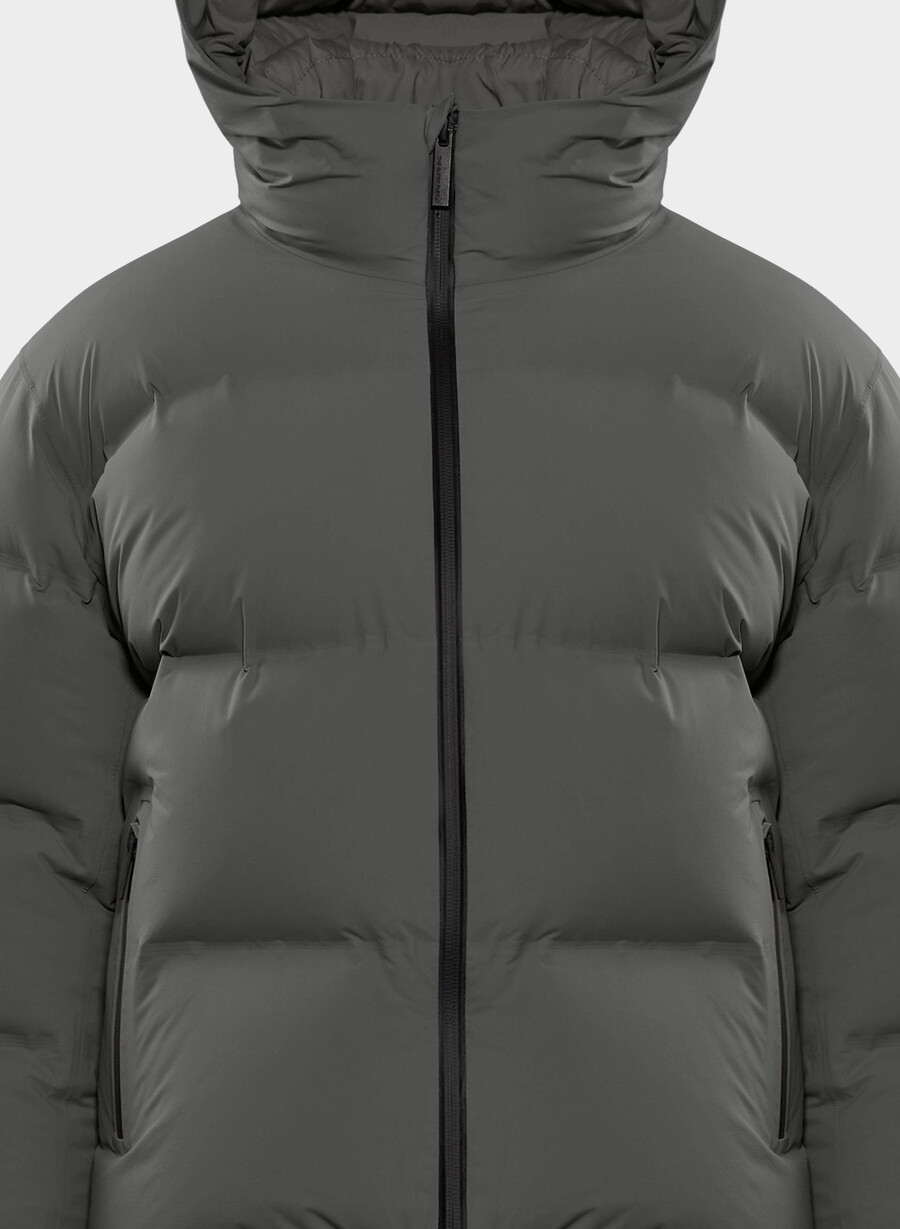 the super puff₂o shorty - rainstop coal grey