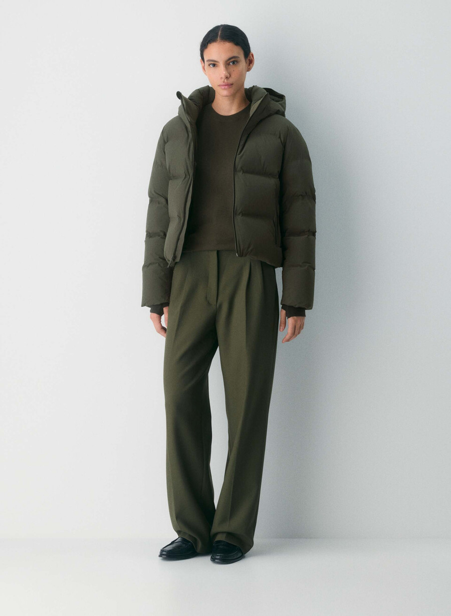 the super puff₂o shorty - rainstop flint green