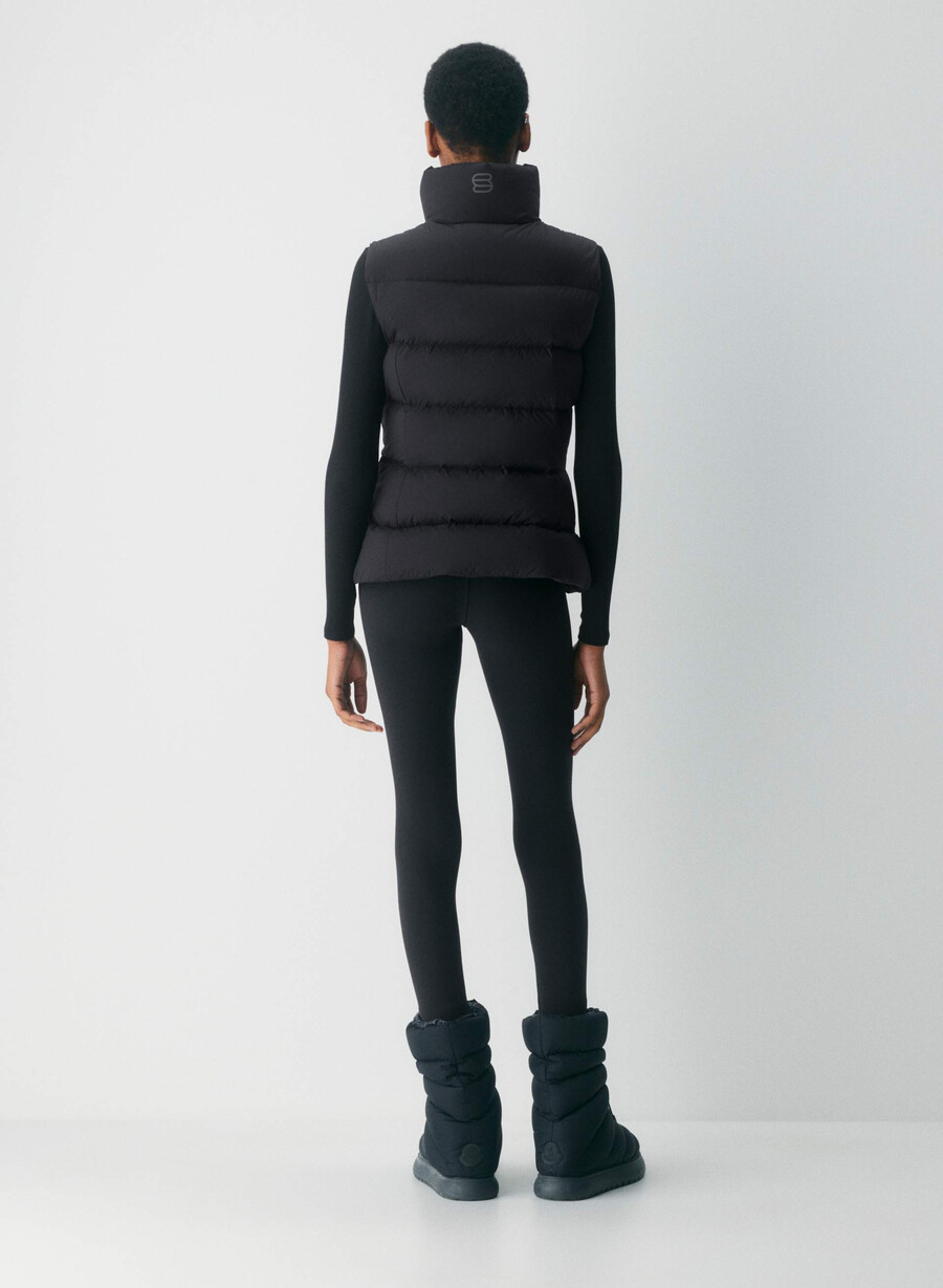 the supersnug puff vest - climatte black