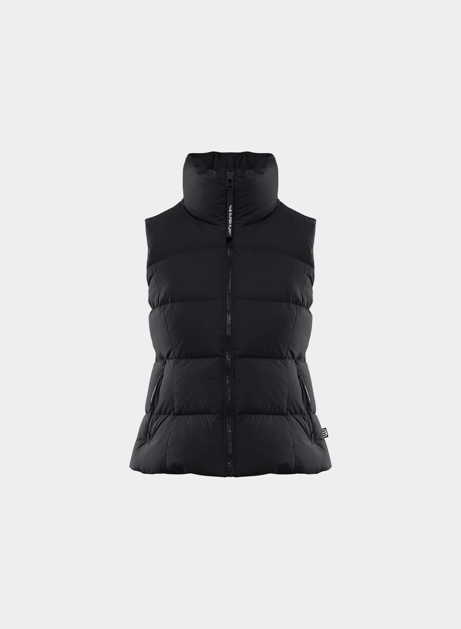 the supersnug puff vest - climatte black