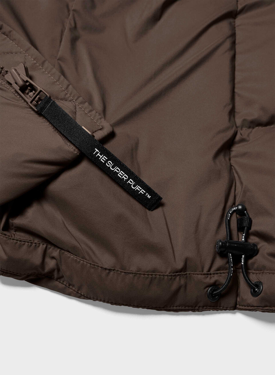 the supersnug puff vest - climatte rich mocha brown