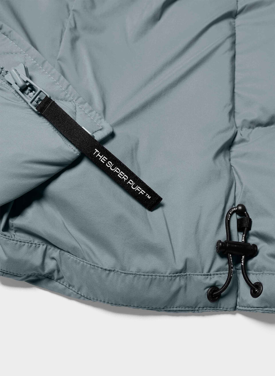 the supersnug puff vest - climatte slab blue