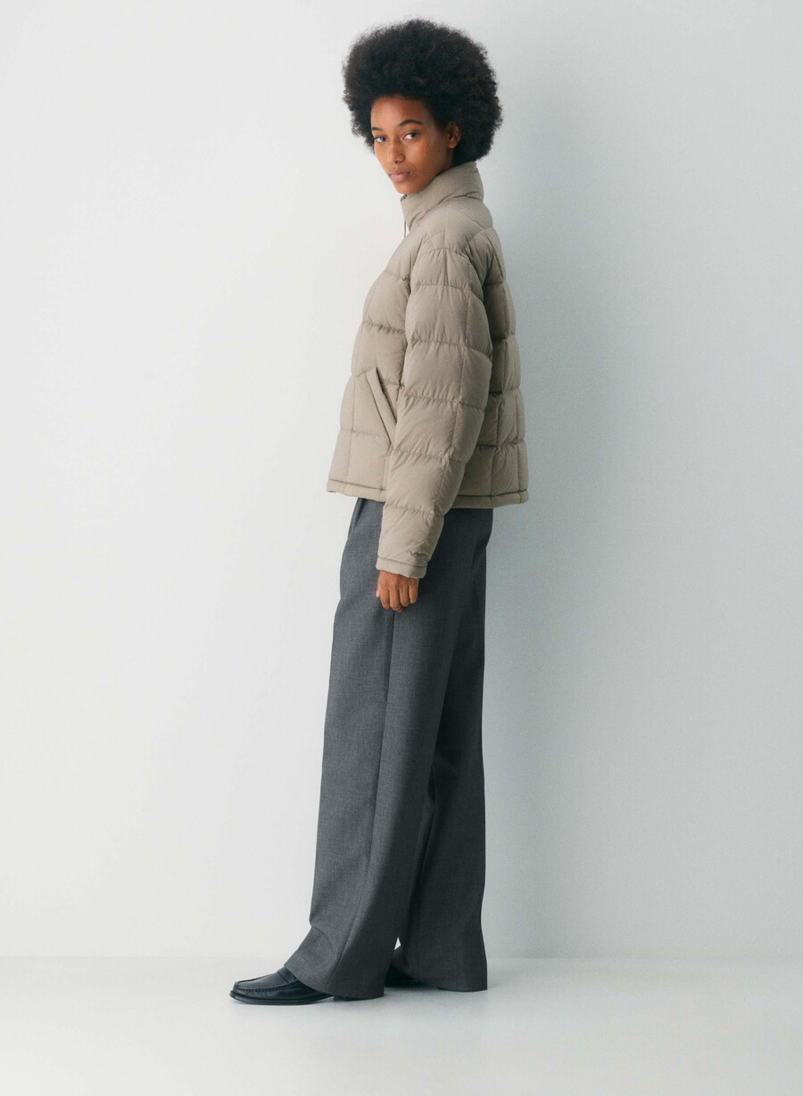 the superpop puff - climatte modern taupe