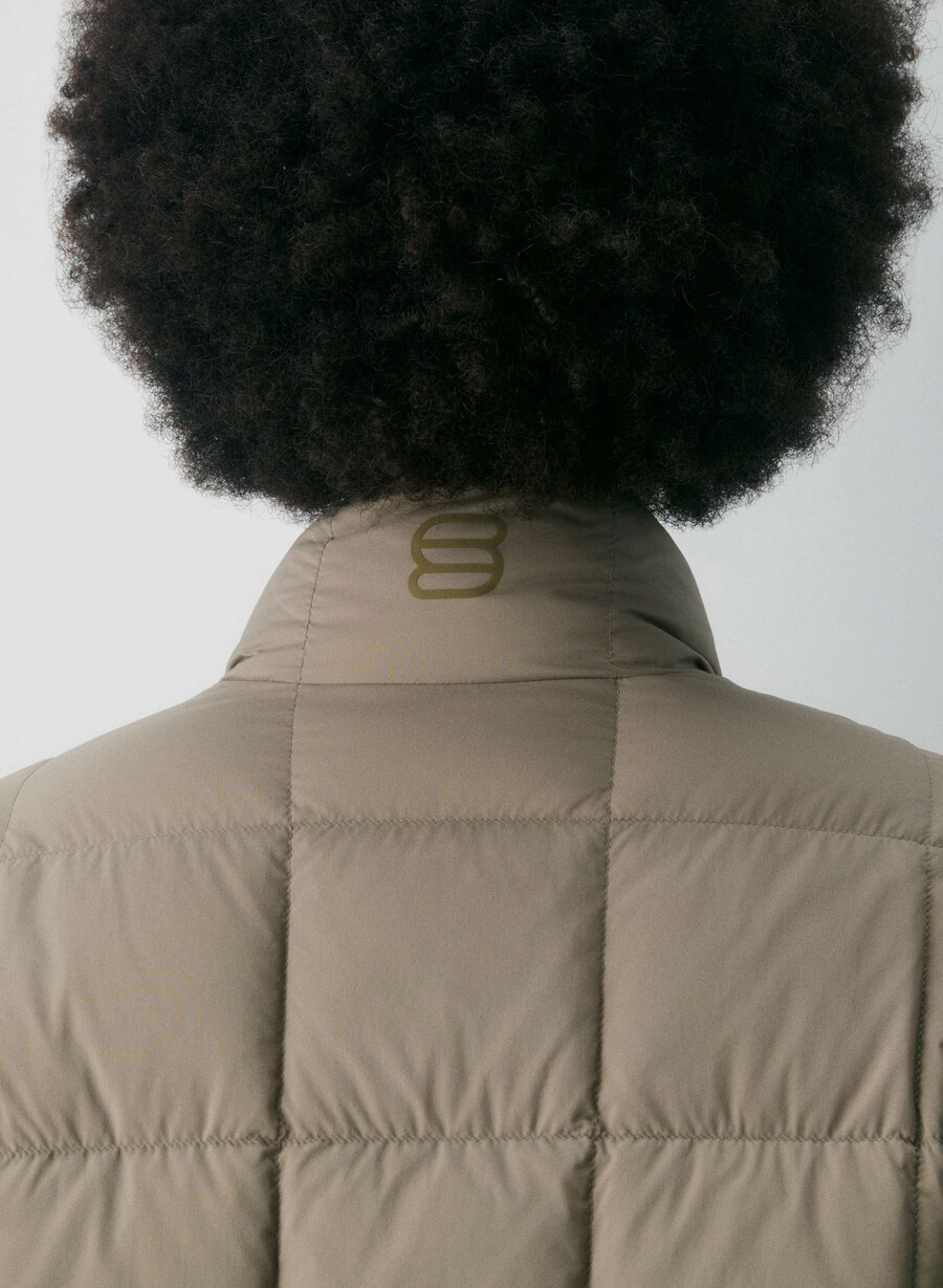the superpop puff - climatte modern taupe