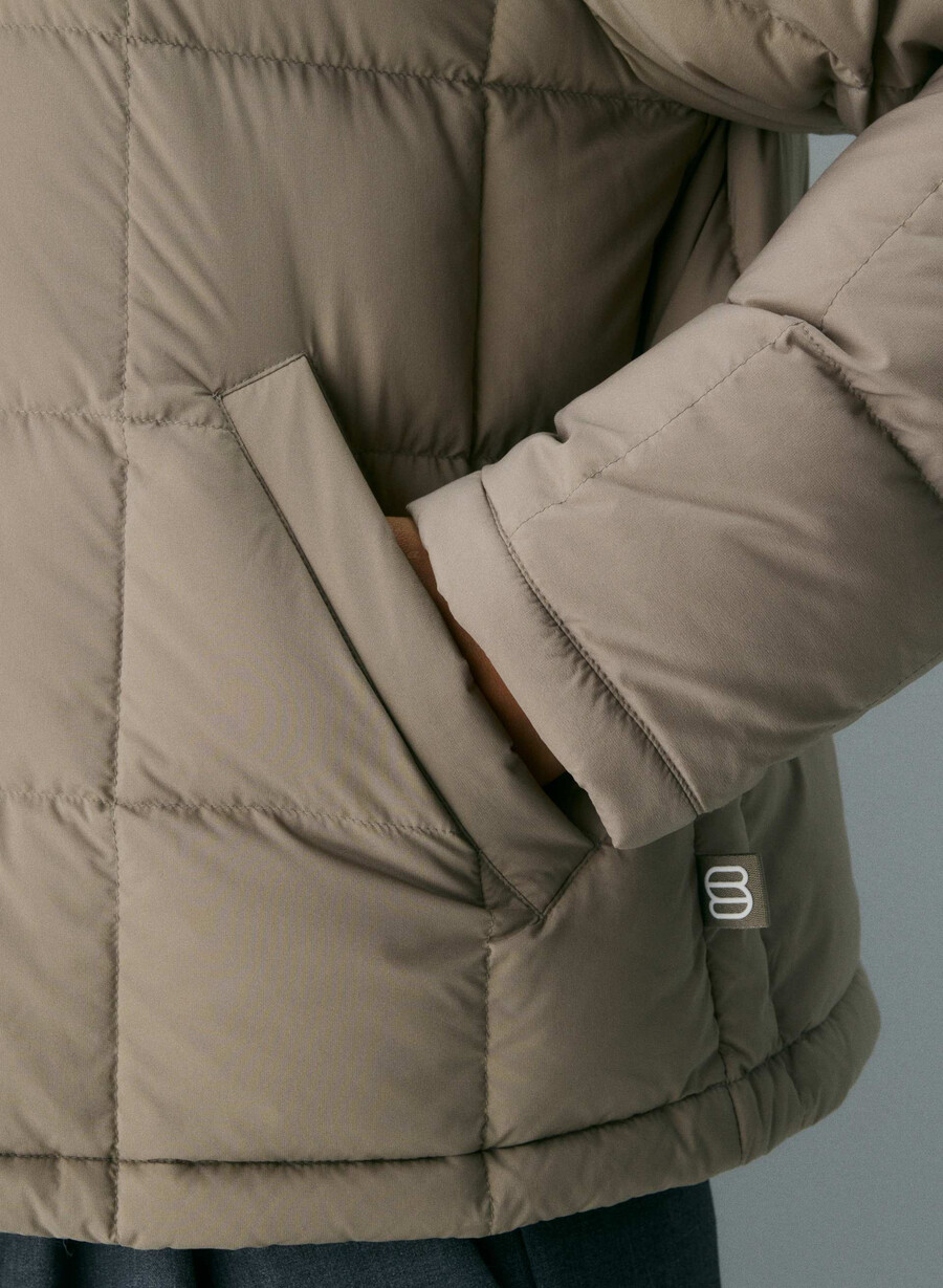 the superpop puff - climatte modern taupe