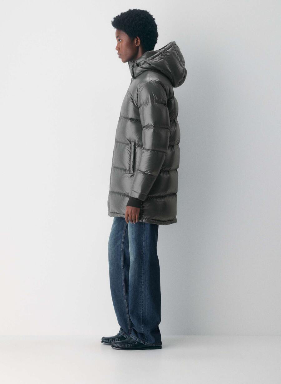 the super puff mid - hi-gloss coal grey