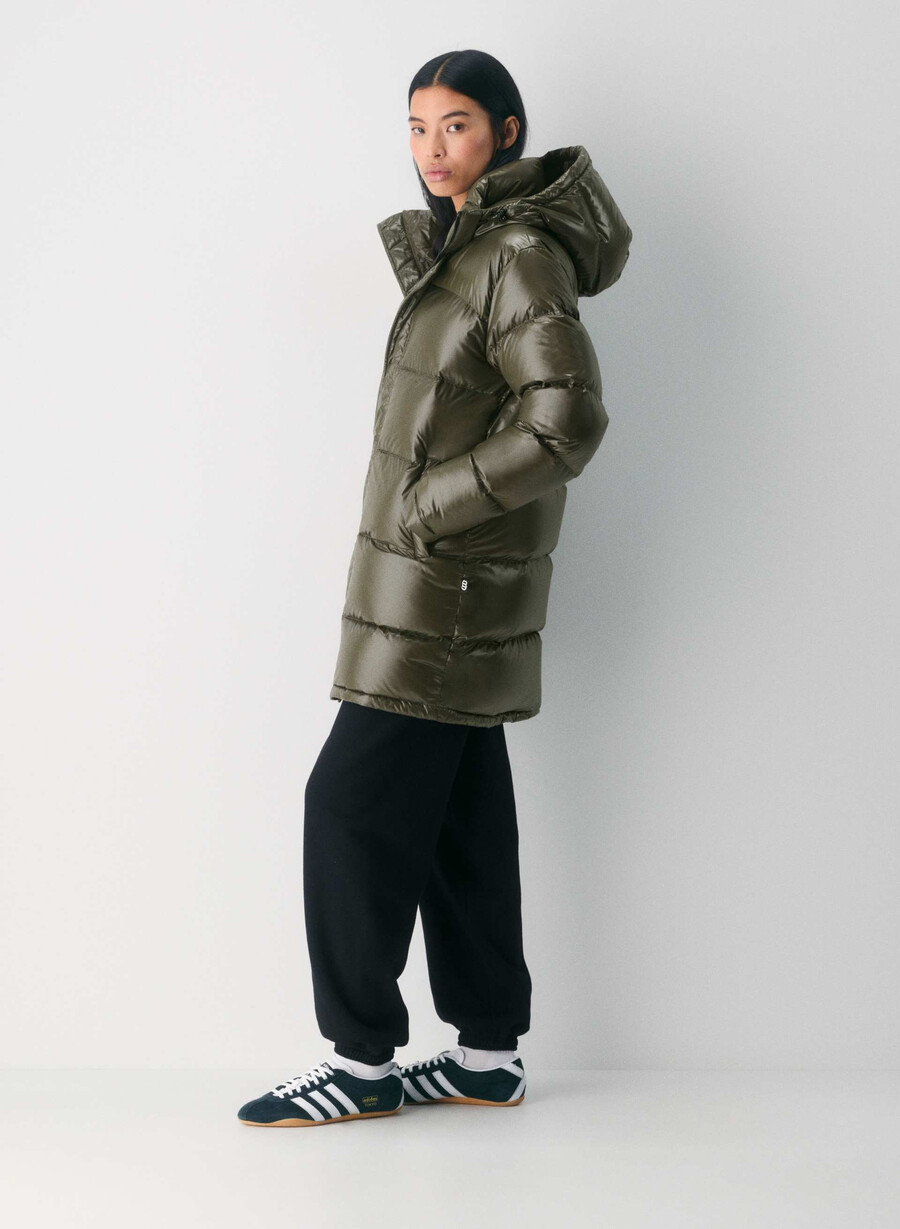 the super puff mid - hi-gloss dark olive