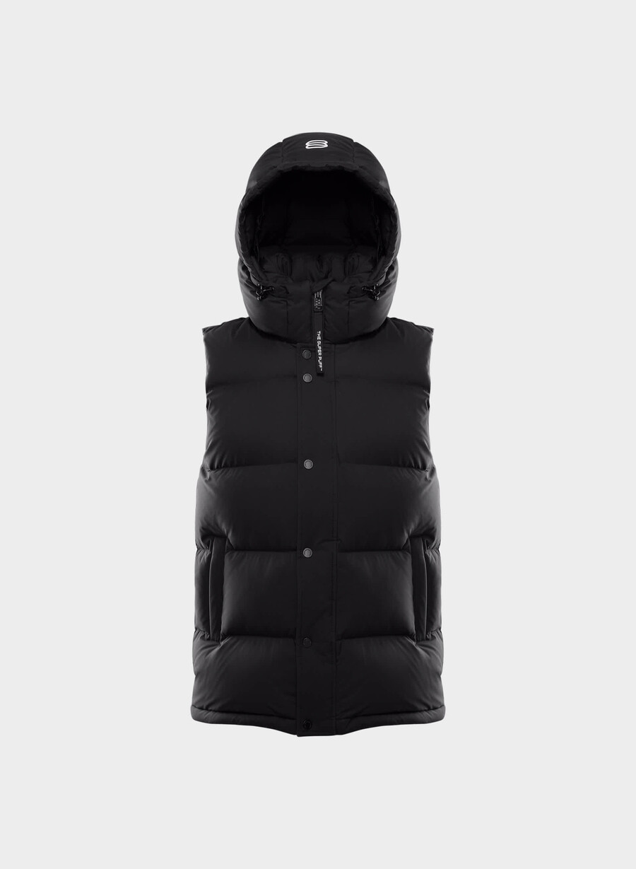 the superpuff lohip vest - climatte black
