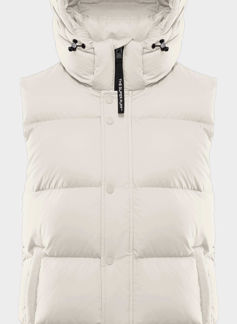 the superpuff lohip vest - climatte matte pearl