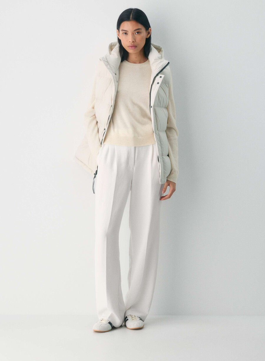 the superpuff lohip vest - climatte matte pearl