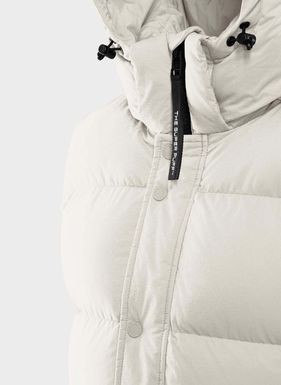 the superpuff lohip vest - climatte matte pearl