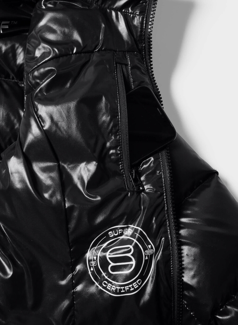 the supersnug puff - hi-gloss blackblack