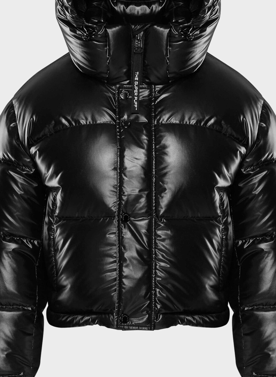 the superpuff xtrashorty - hi-gloss black