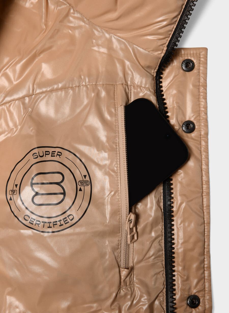 the superpuff xtrashorty - hi-gloss chocolate mousse