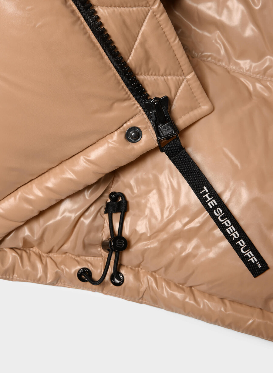 the superpuff xtrashorty - hi-gloss chocolate mousse