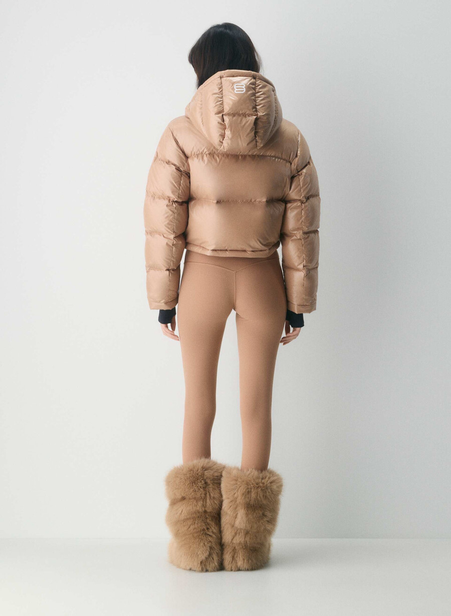 the superpuff xtrashorty - hi-gloss chocolate mousse