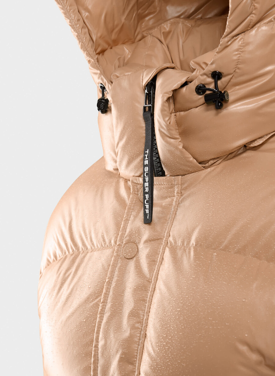 the superpuff xtrashorty - hi-gloss chocolate mousse